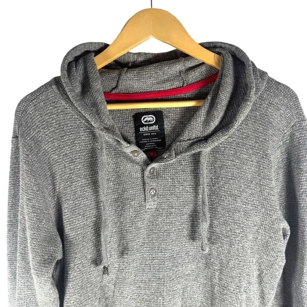 Ecko Unlimited Vintage Y2K Pullover Hoodie Men’s M - Streetwear Casual Skater - Picture 4 of 12